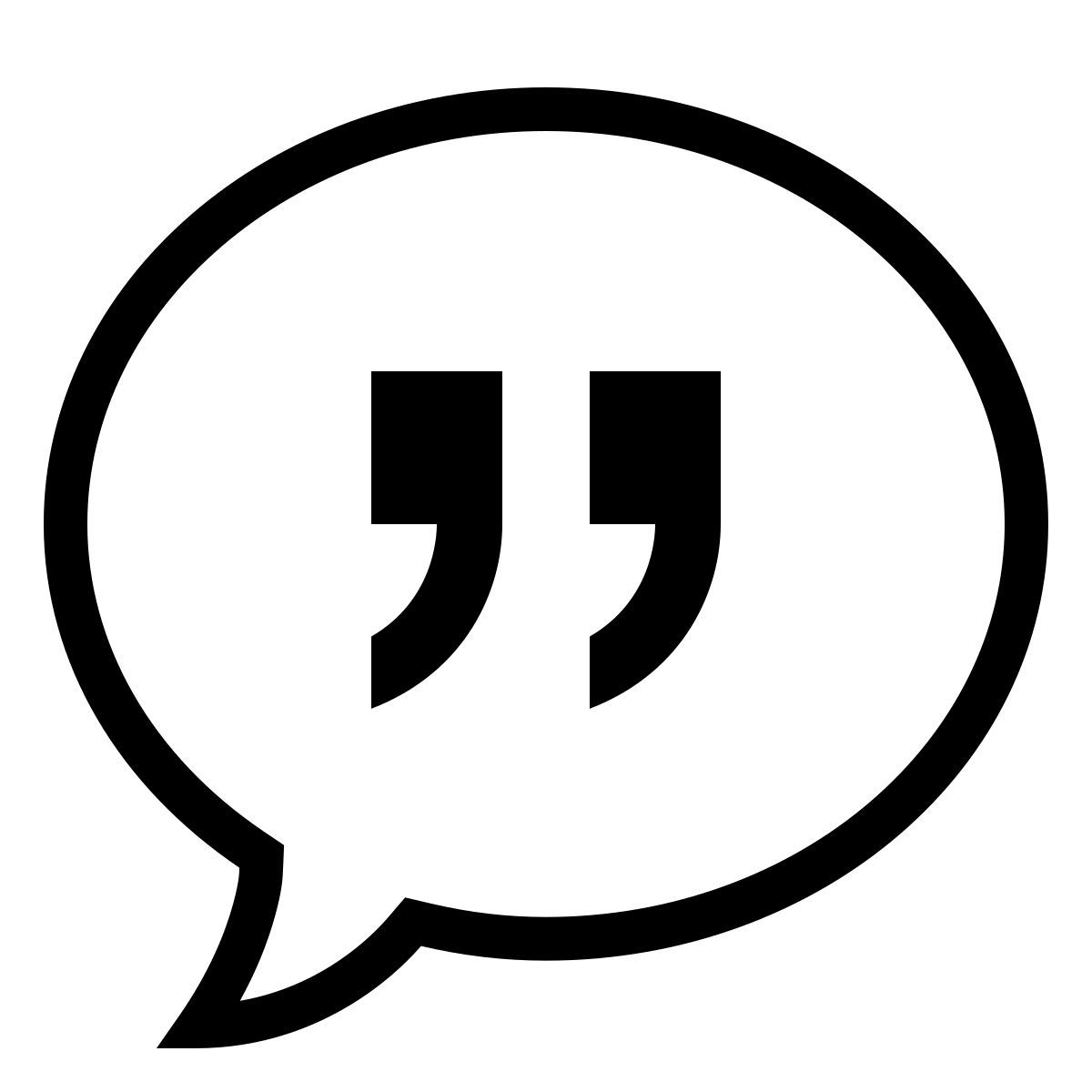 ios 17 outlined style zitat icon