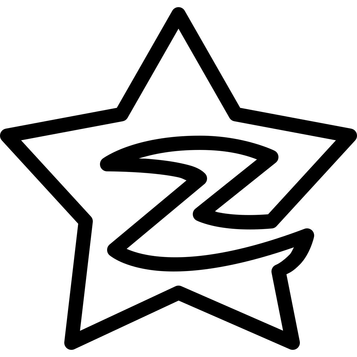 ios 17 outlined style qzone icon