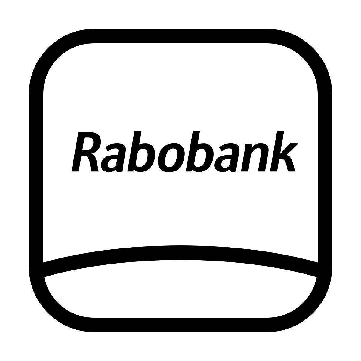ios 17 outlined style rabobank icon