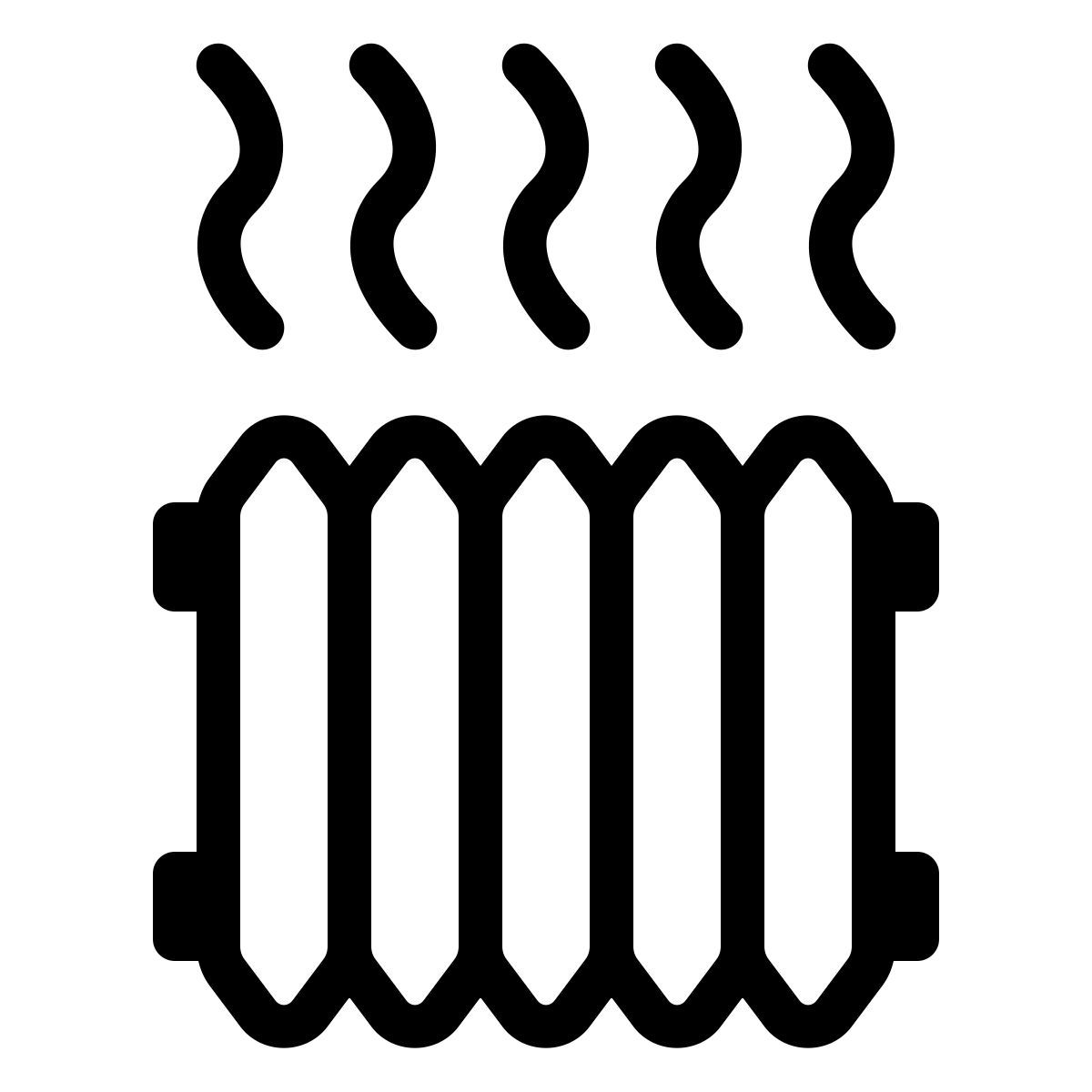 ios 17 outlined style radiador icon