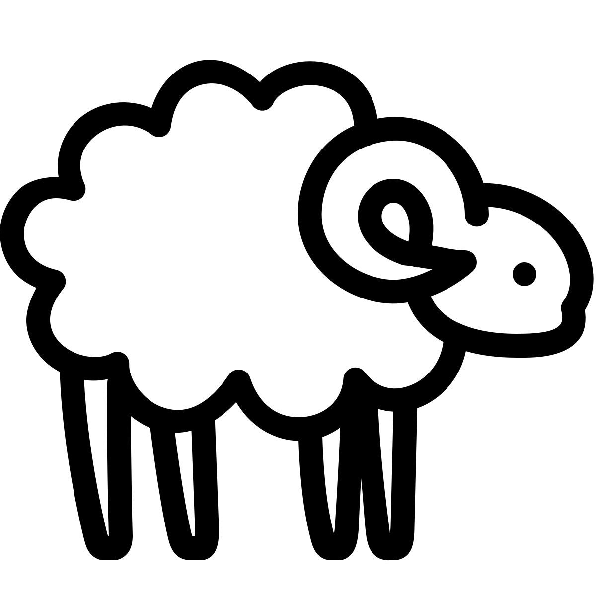 ios 17 outlined style 램 1 icon