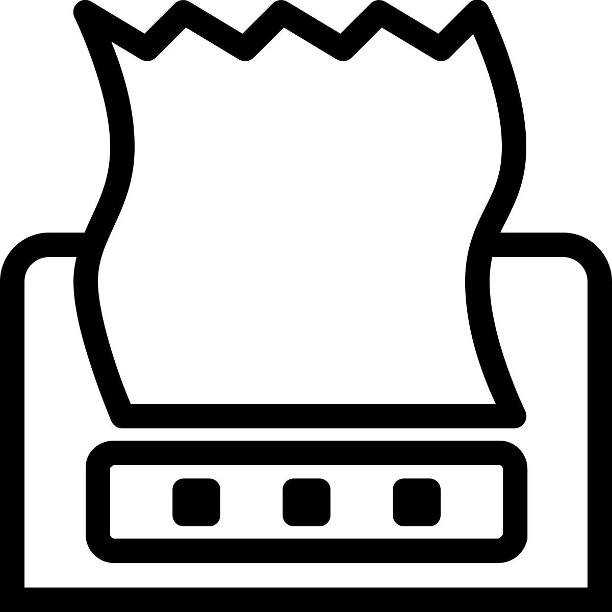 ios 17 outlined style 收据 icon