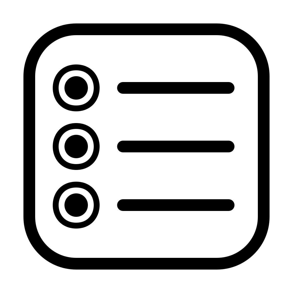 ios 17 outlined style 알림 icon