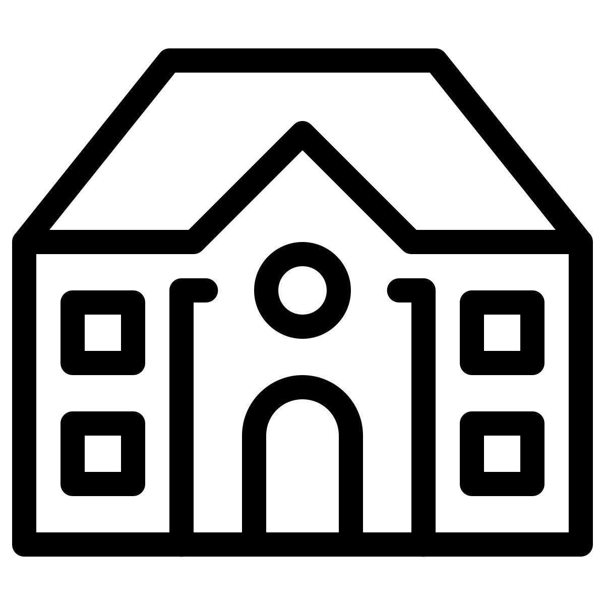 ios 17 outlined style 거주 icon