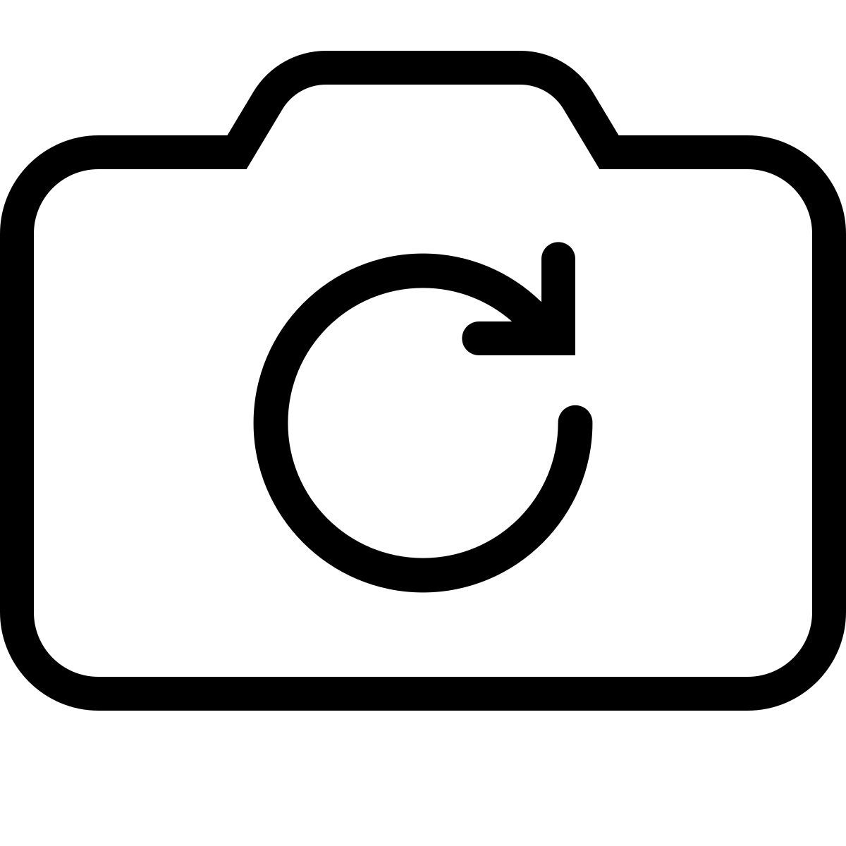 ios 17 outlined style 다시 잡다 icon