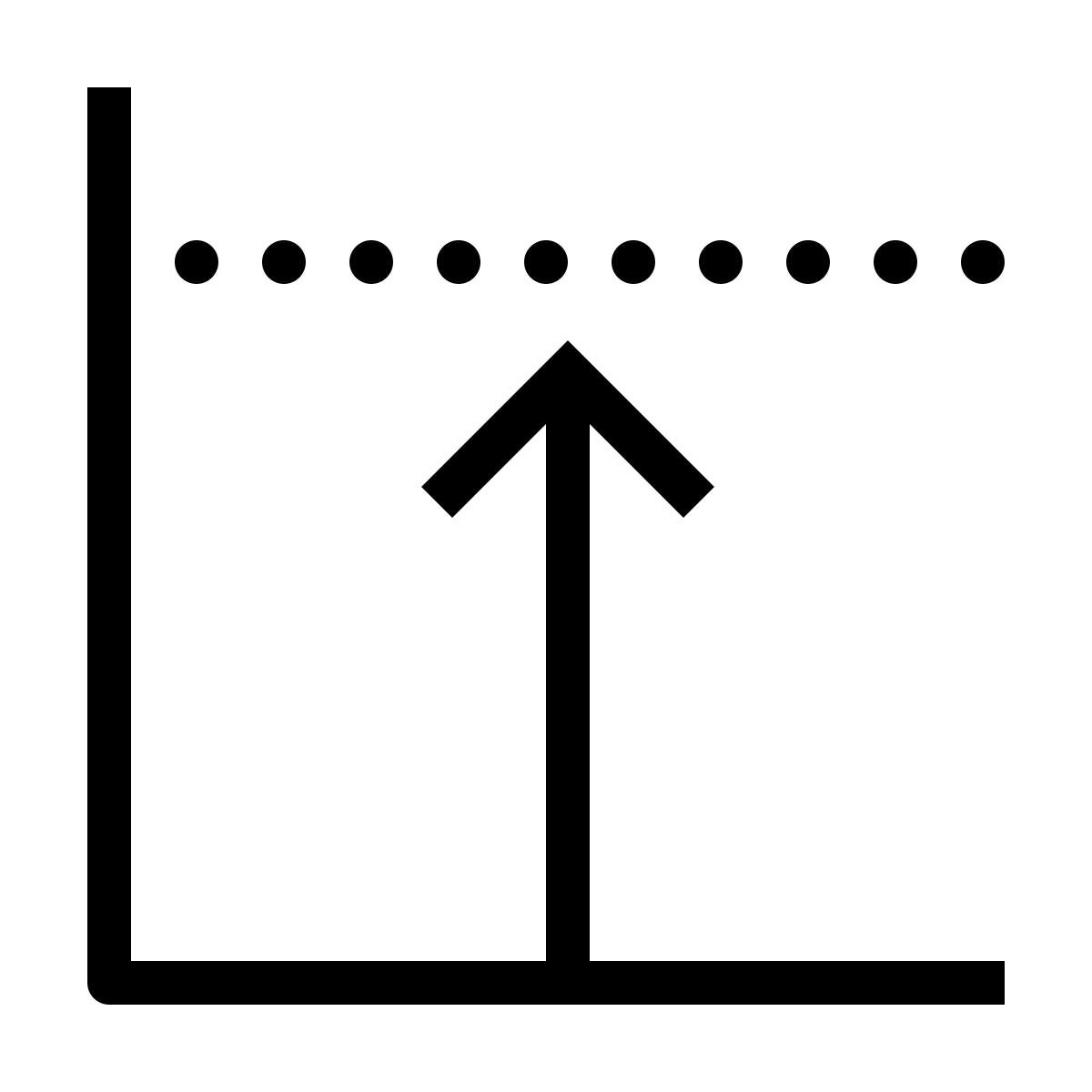 ios 17 outlined style fronte di salita icon