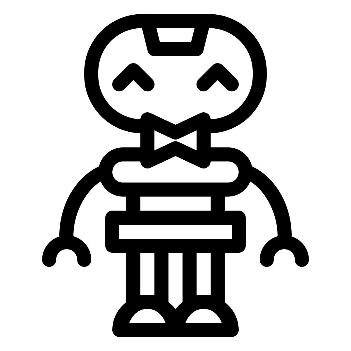 ios 17 outlined style robot gustav icon