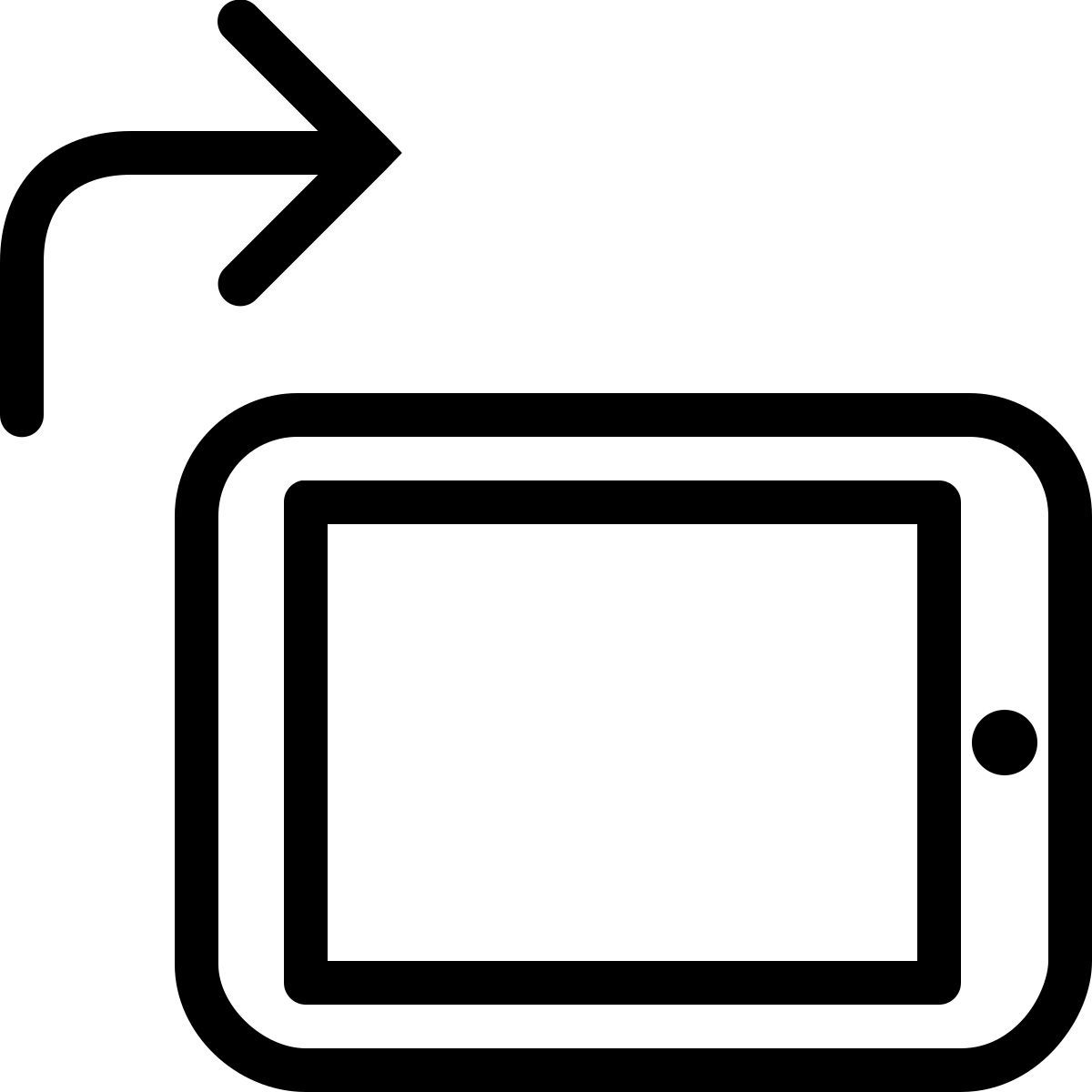 ios 17 outlined style rotation icon