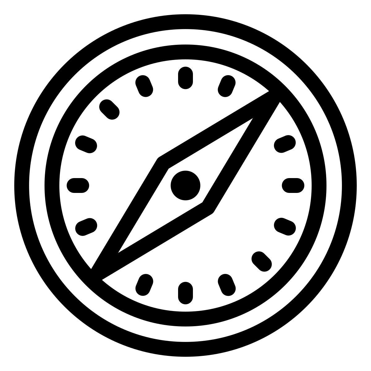 ios 17 outlined style safari icon