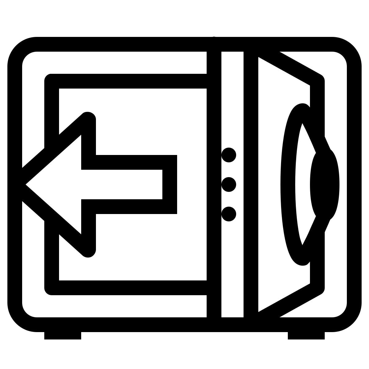 ios 17 outlined style 안전 아웃 icon