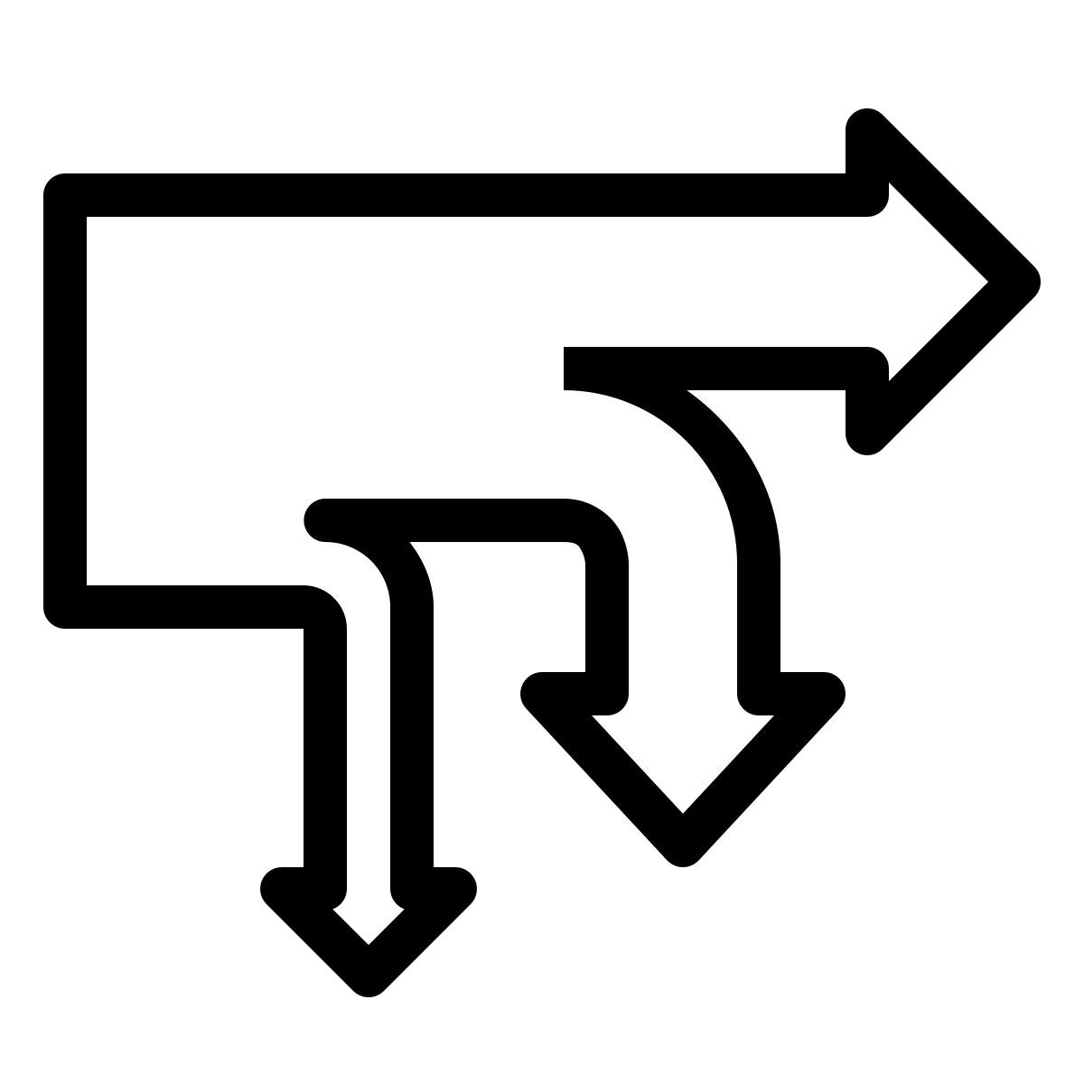 ios 17 outlined style sankey icon