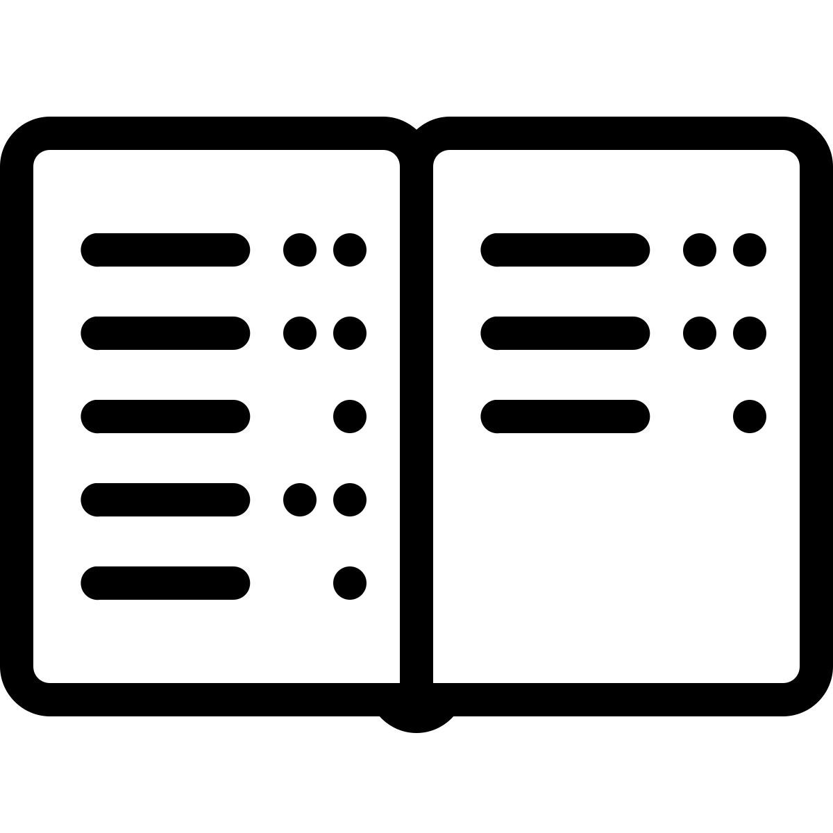 ios 17 outlined style sparbuch icon