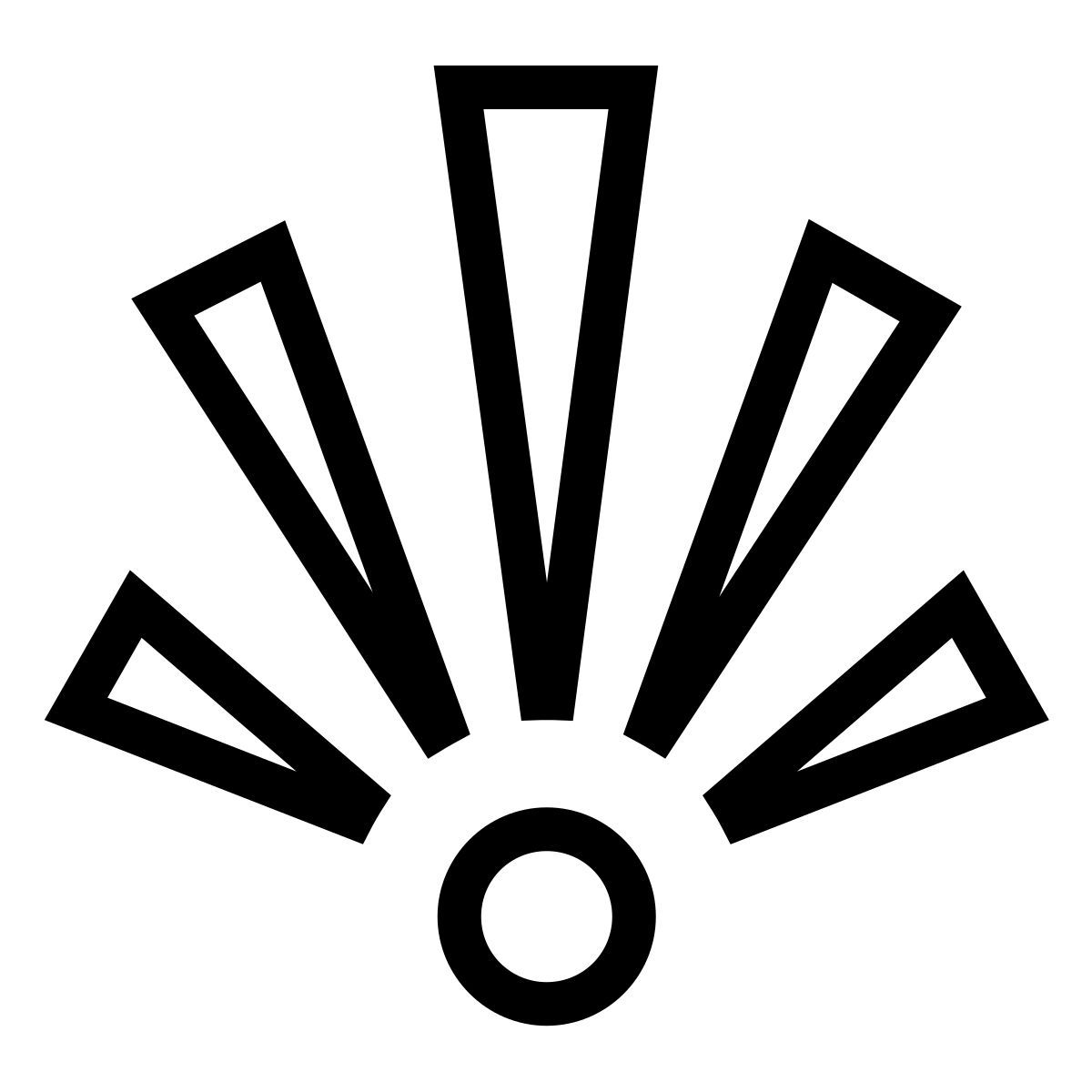 ios 17 outlined style vista panorámica icon