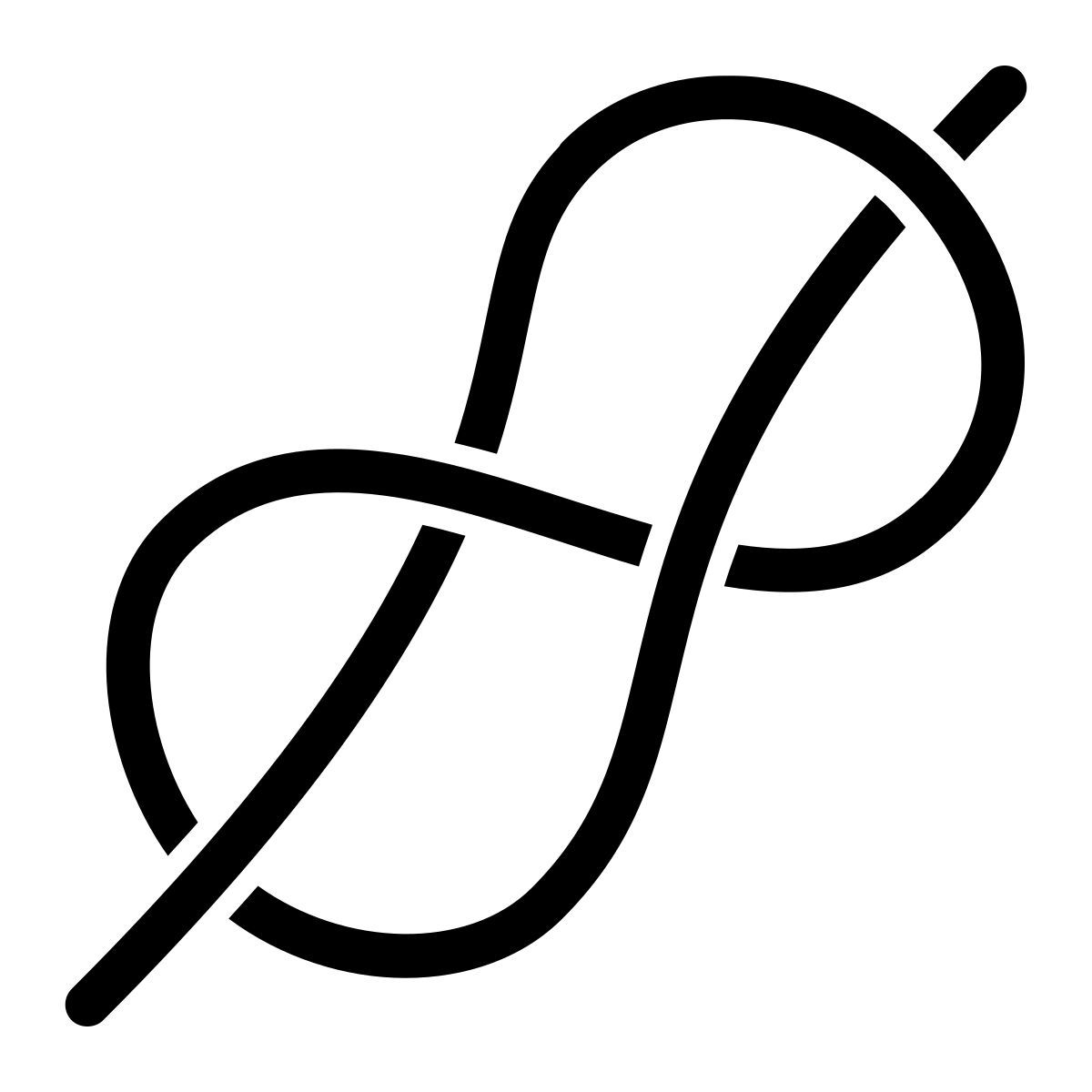 ios 17 outlined style scout knot icon