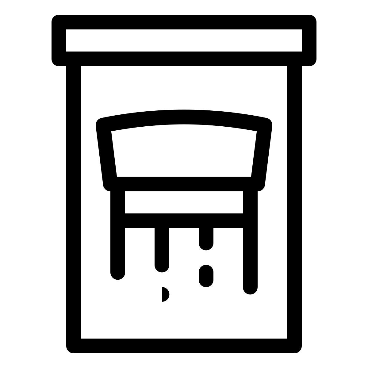 ios 17 outlined style 丝网印刷 icon