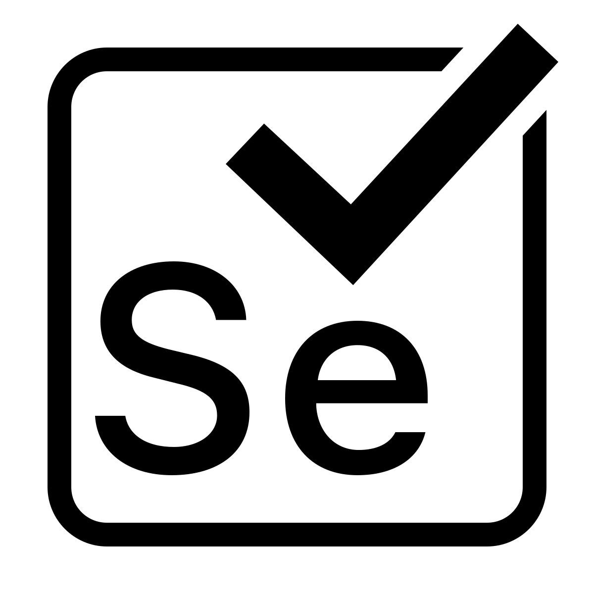 ios 17 outlined style selenium icon