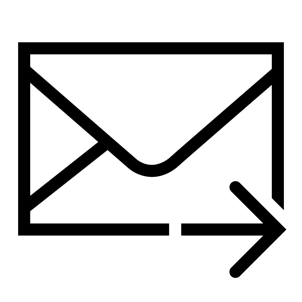 ios 17 outlined style enviar icon