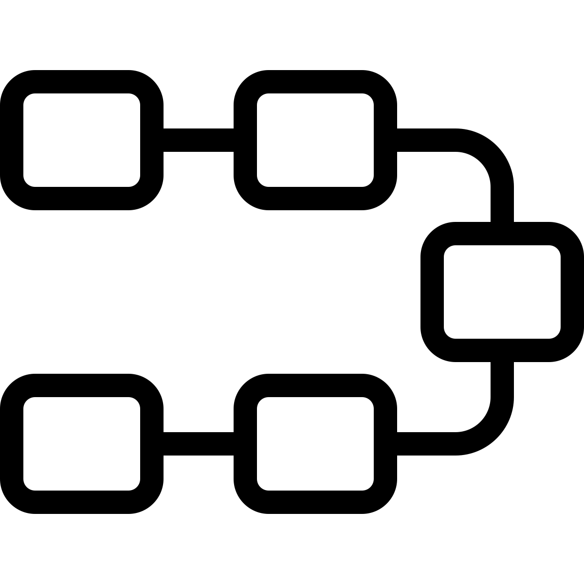 ios 17 outlined style serial tasks  v2 icon