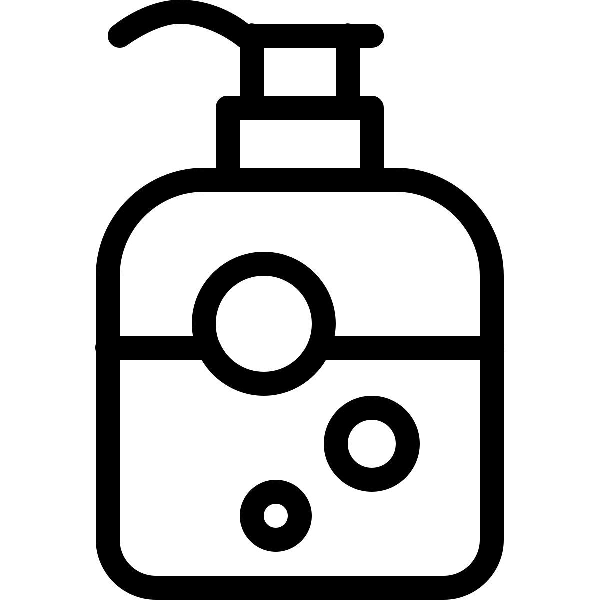 ios 17 outlined style dispenser icon