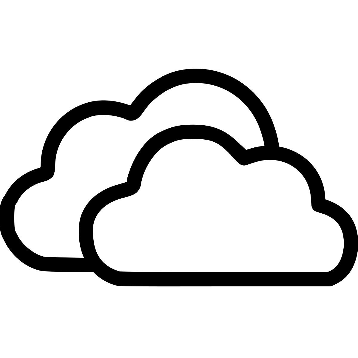 ios 17 outlined style onedrive icon