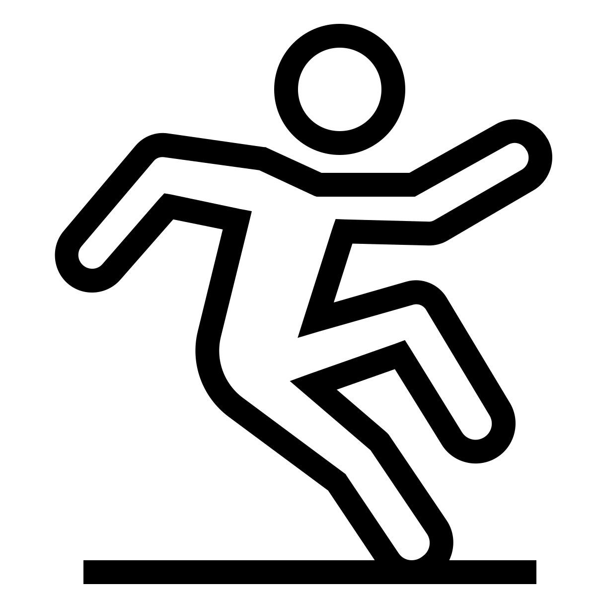 ios 17 outlined style slippery floor icon