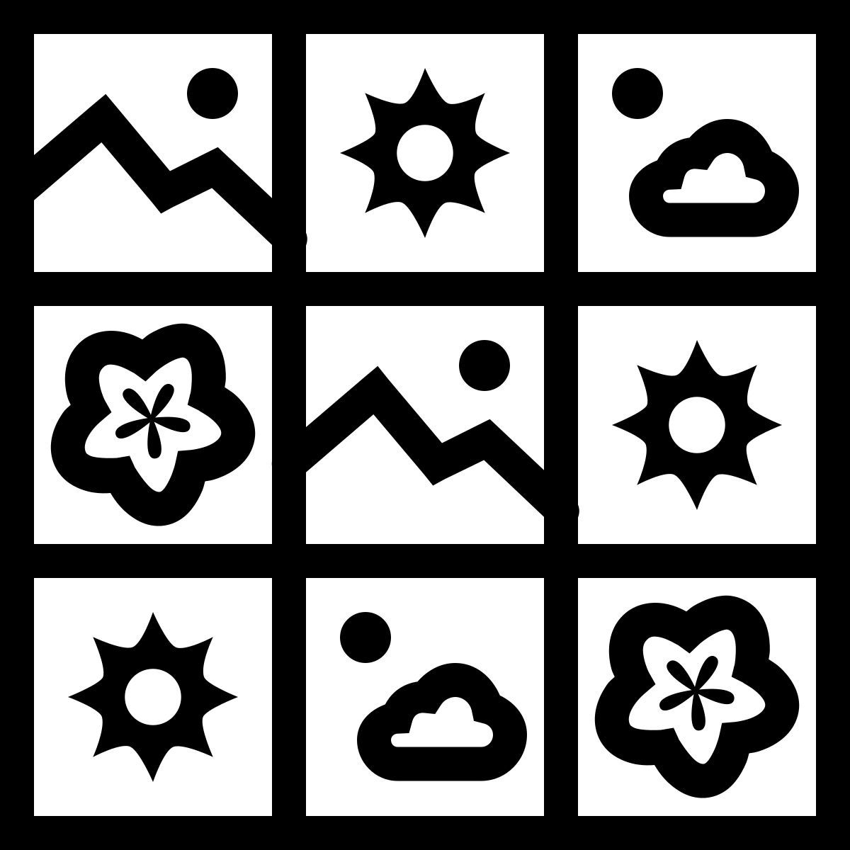 ios 17 outlined style icone piccole icon