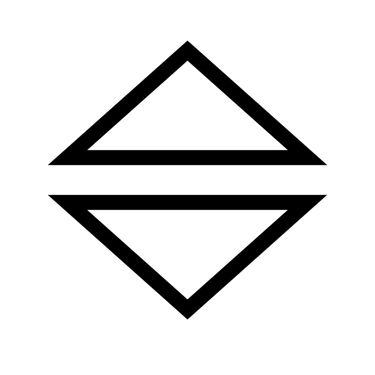 ios 17 outlined style sorting arrowheads icon