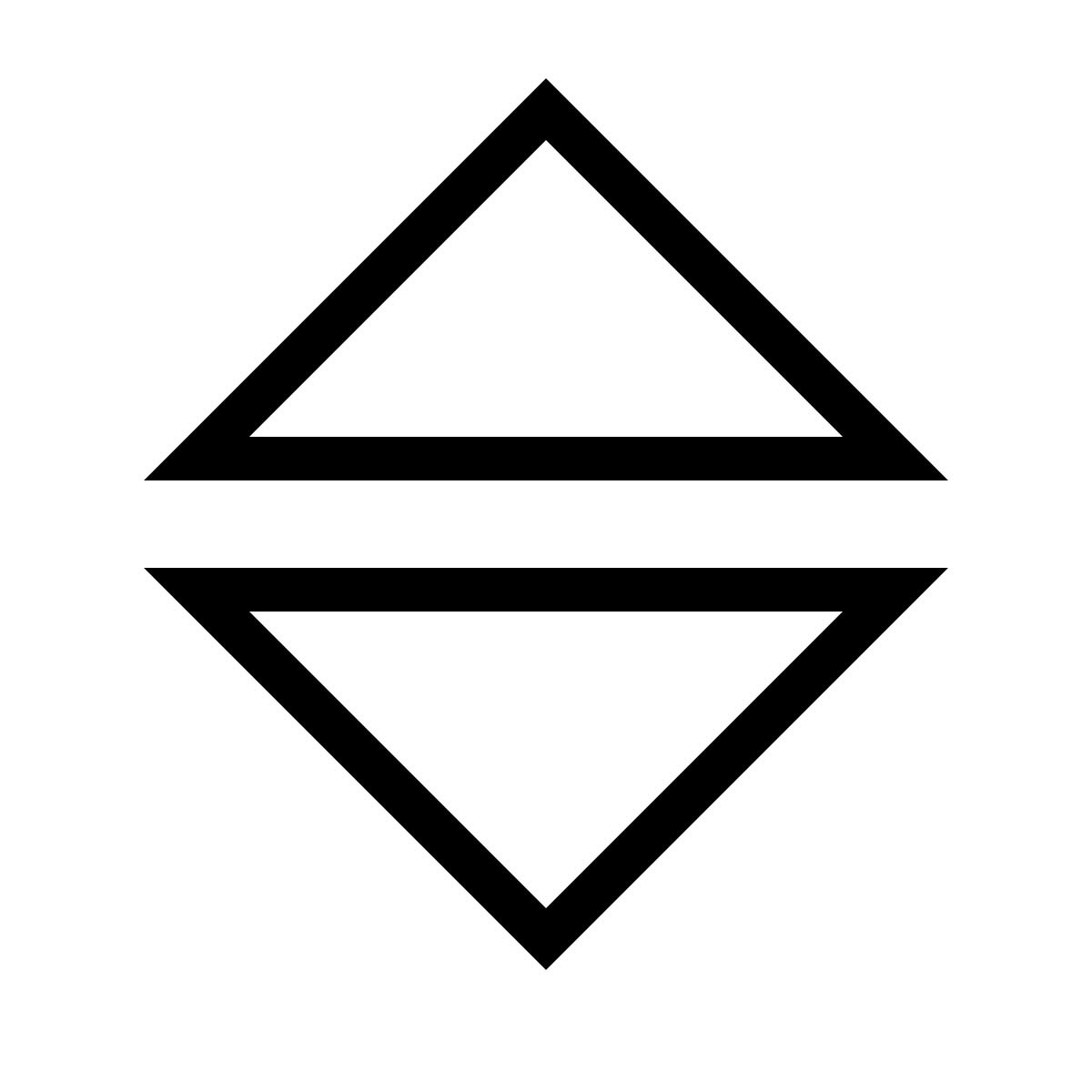 ios 17 outlined style ordinamento icon