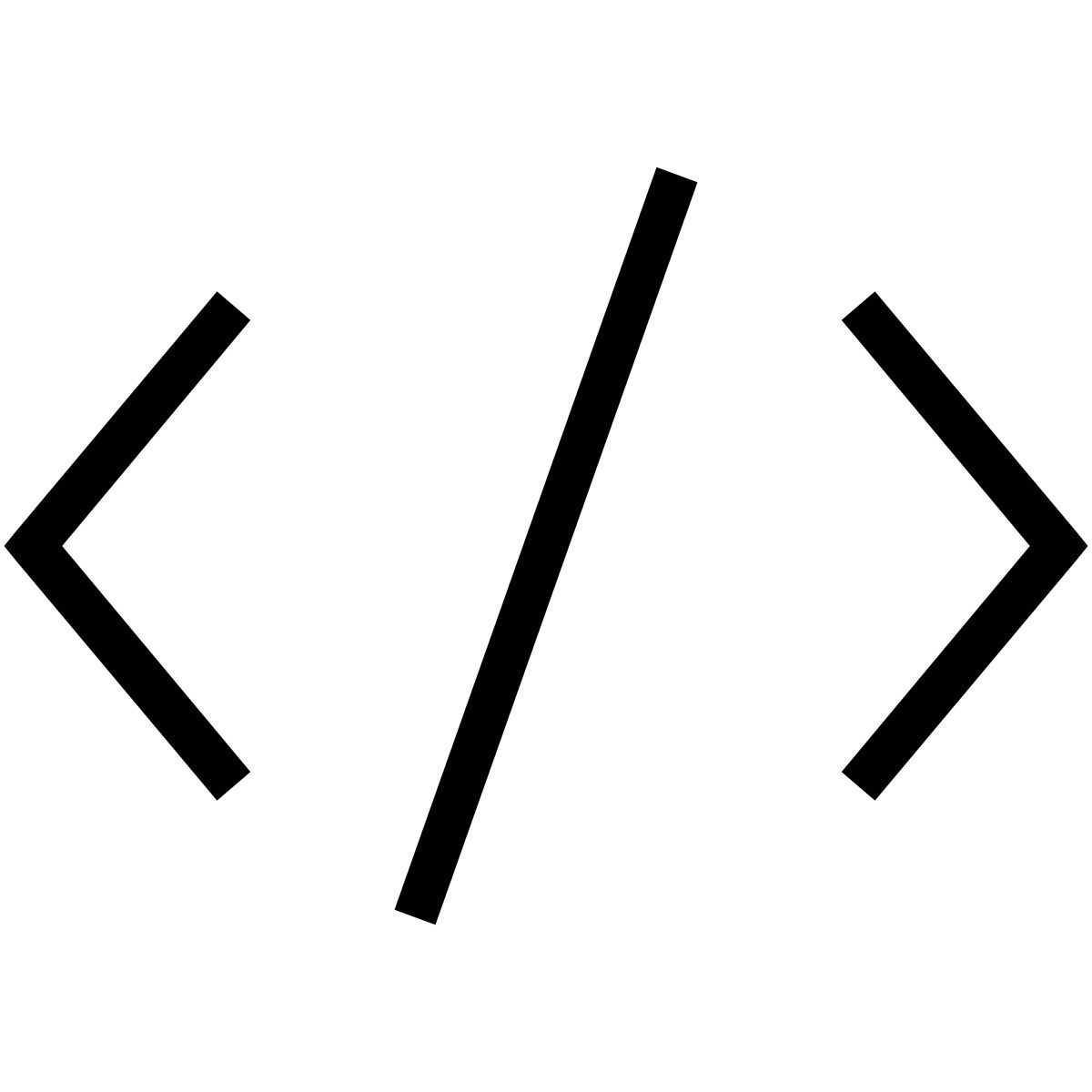 ios 17 outlined style code source icon