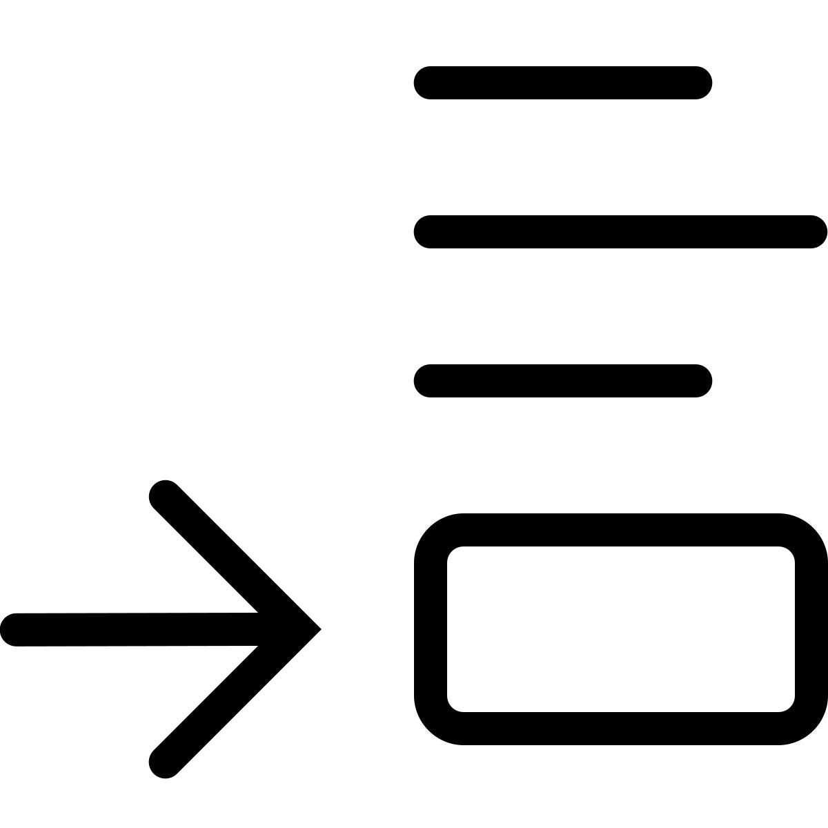 ios 17 outlined style spazio dopo il paragrafo icon