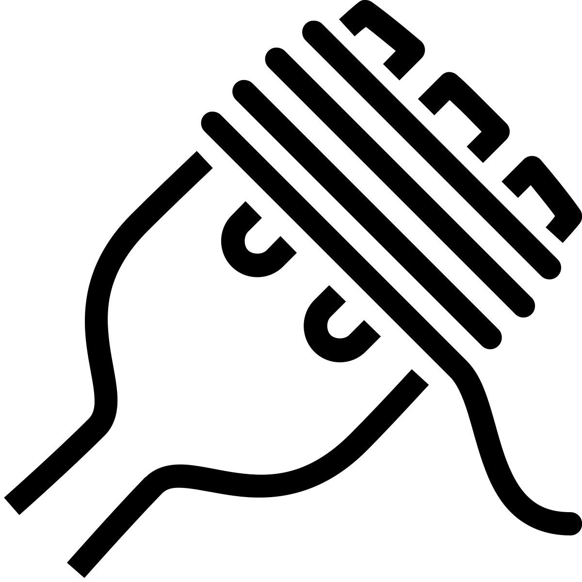 ios 17 outlined style pasta icon