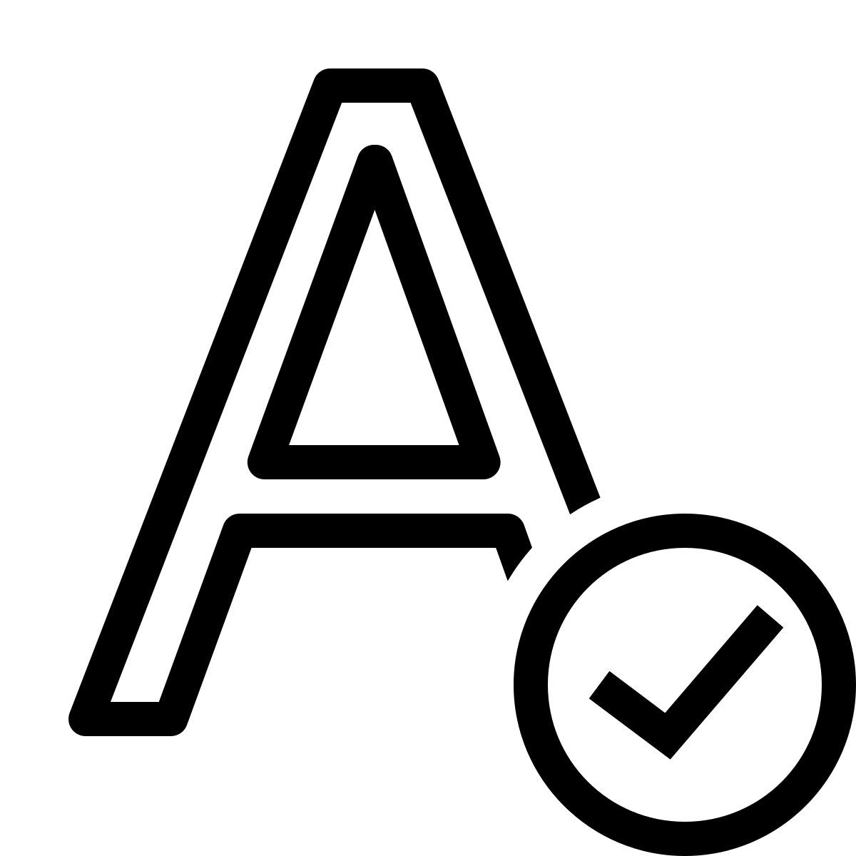 ios 17 outlined style corrector ortográfico icon