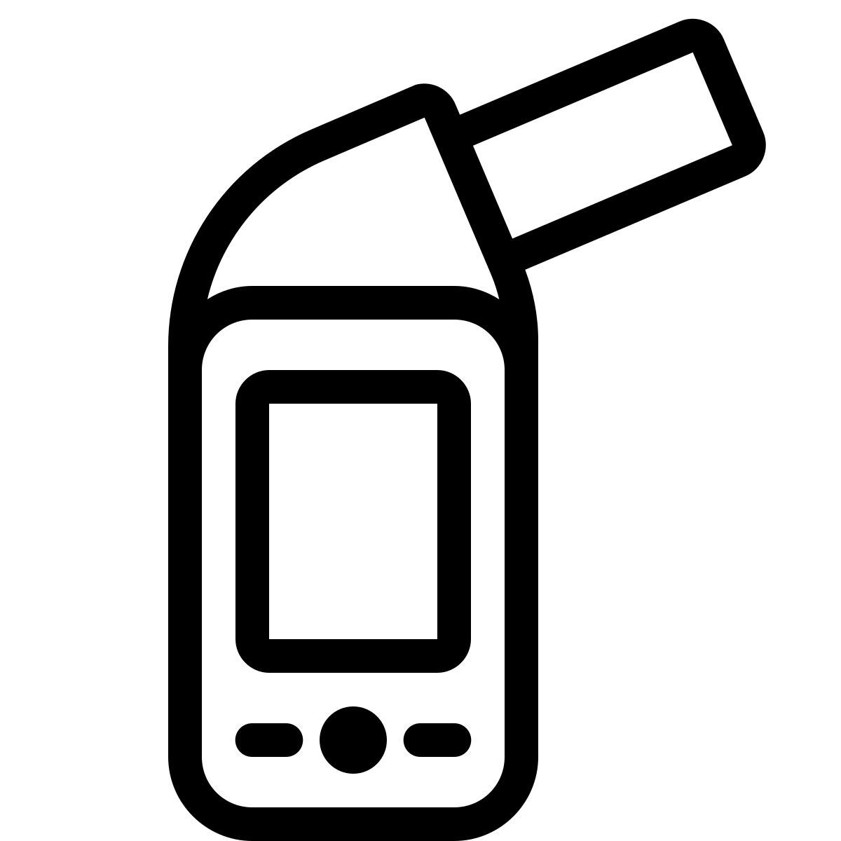 ios 17 outlined style espirómetro icon