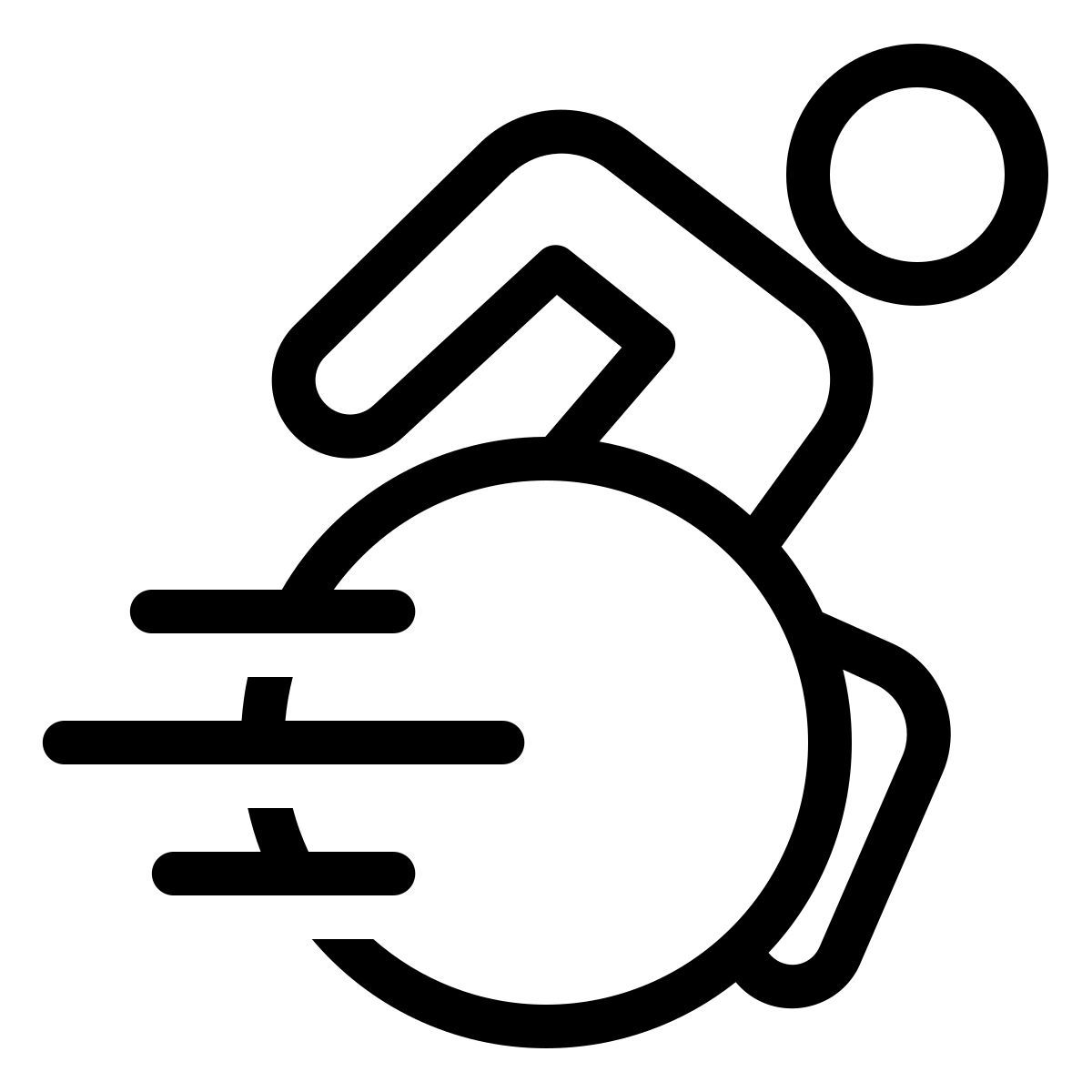 ios 17 outlined style 残障人士 icon