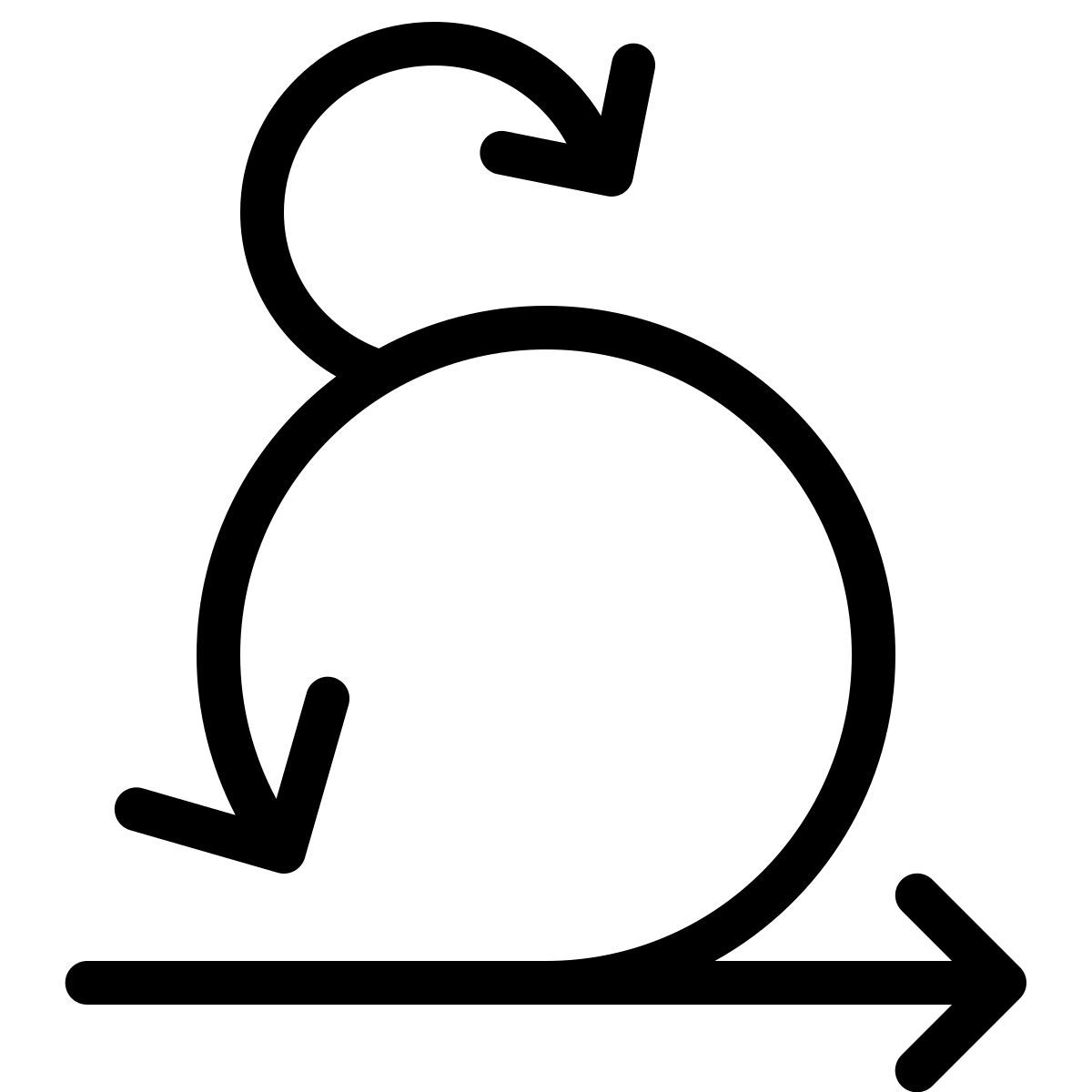 ios 17 outlined style sprint 迭代 icon