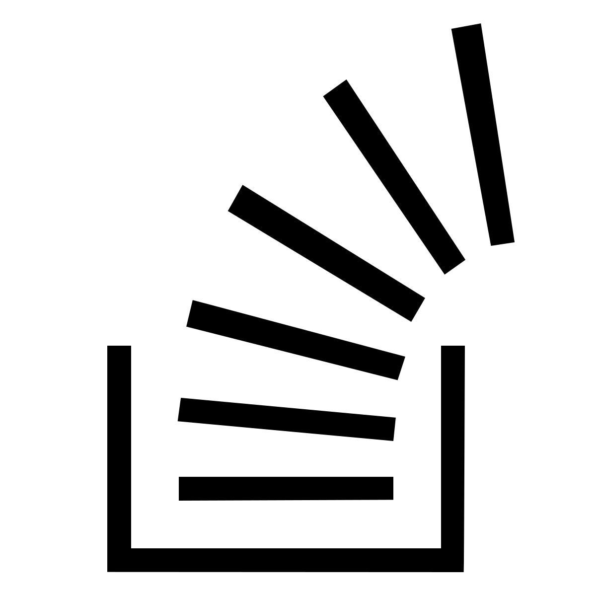 ios 17 outlined style stack overflow icon