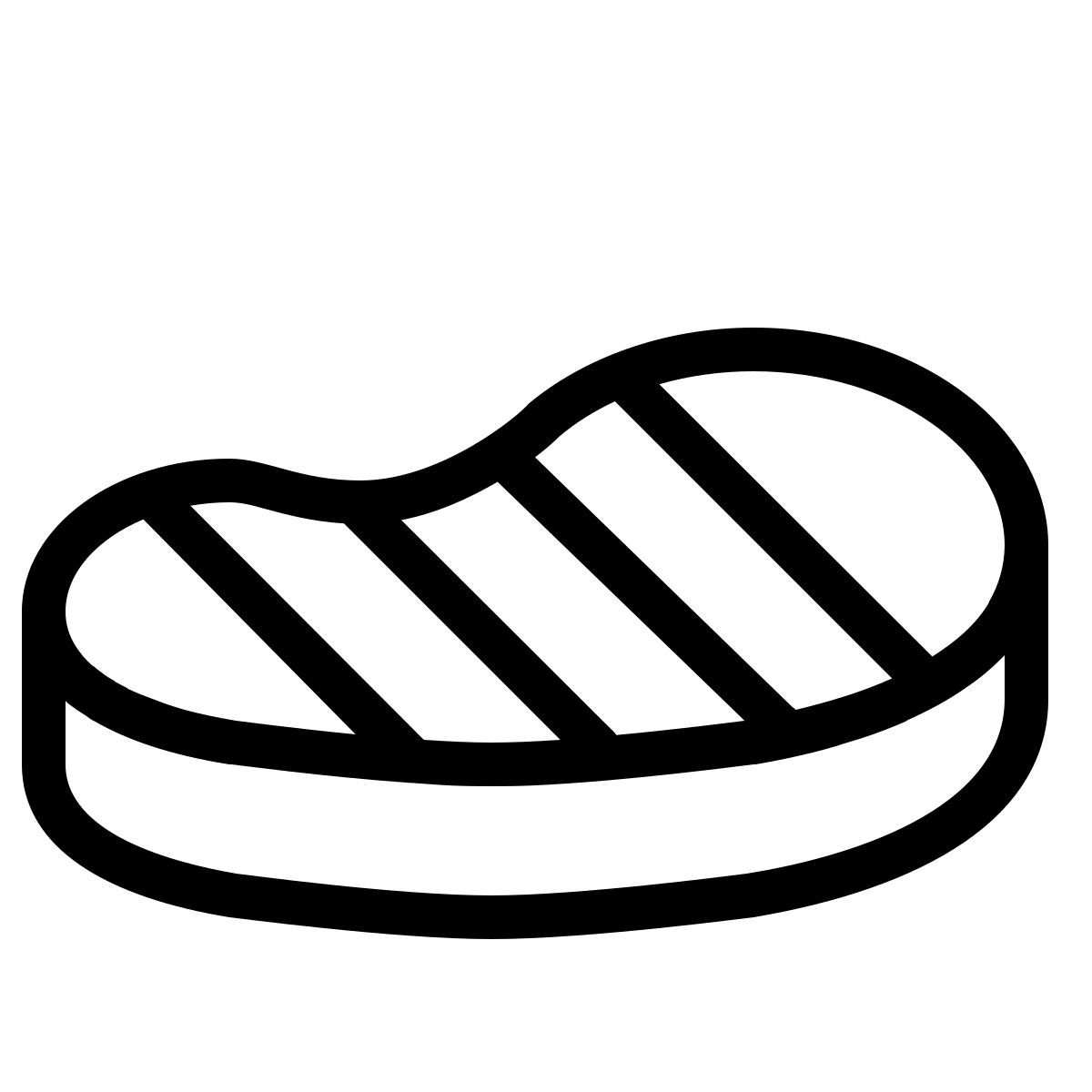 ios 17 outlined style bistec al punto icon