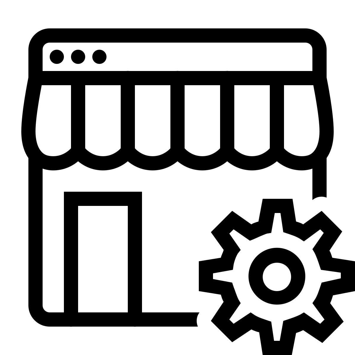 ios 17 outlined style 매장 세팅 icon