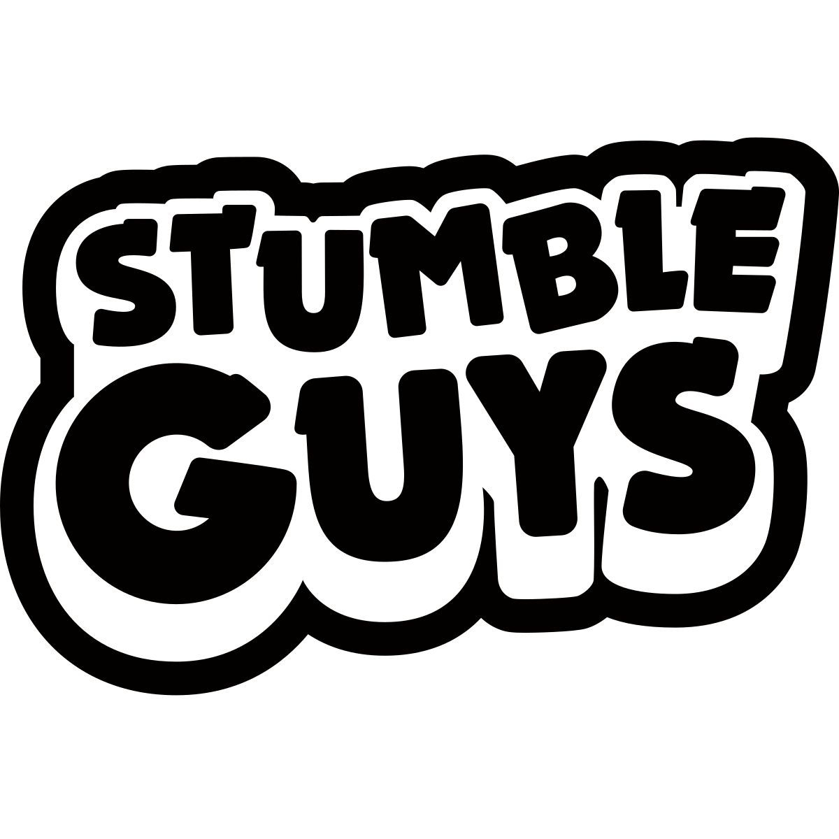 ios 17 outlined style les gars trébuchants icon