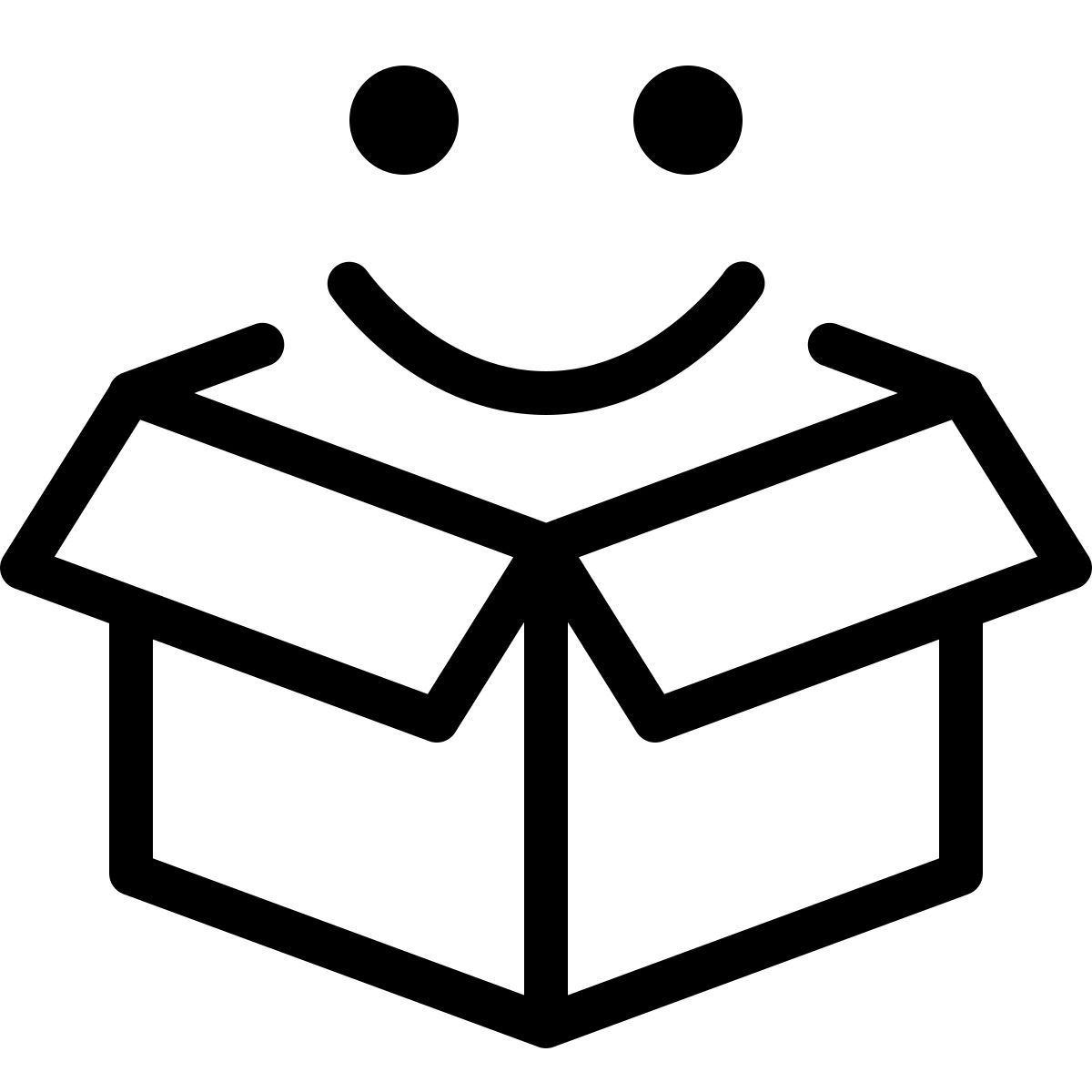 ios 17 outlined style successful delivery icon