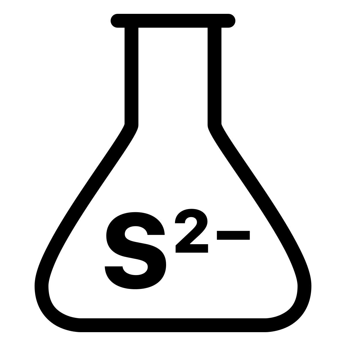 ios 17 outlined style 硫酸盐 icon