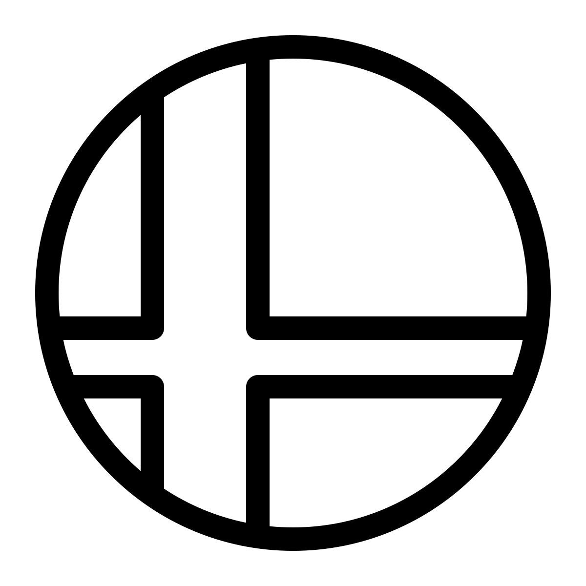 ios 17 outlined style super smash bros icon