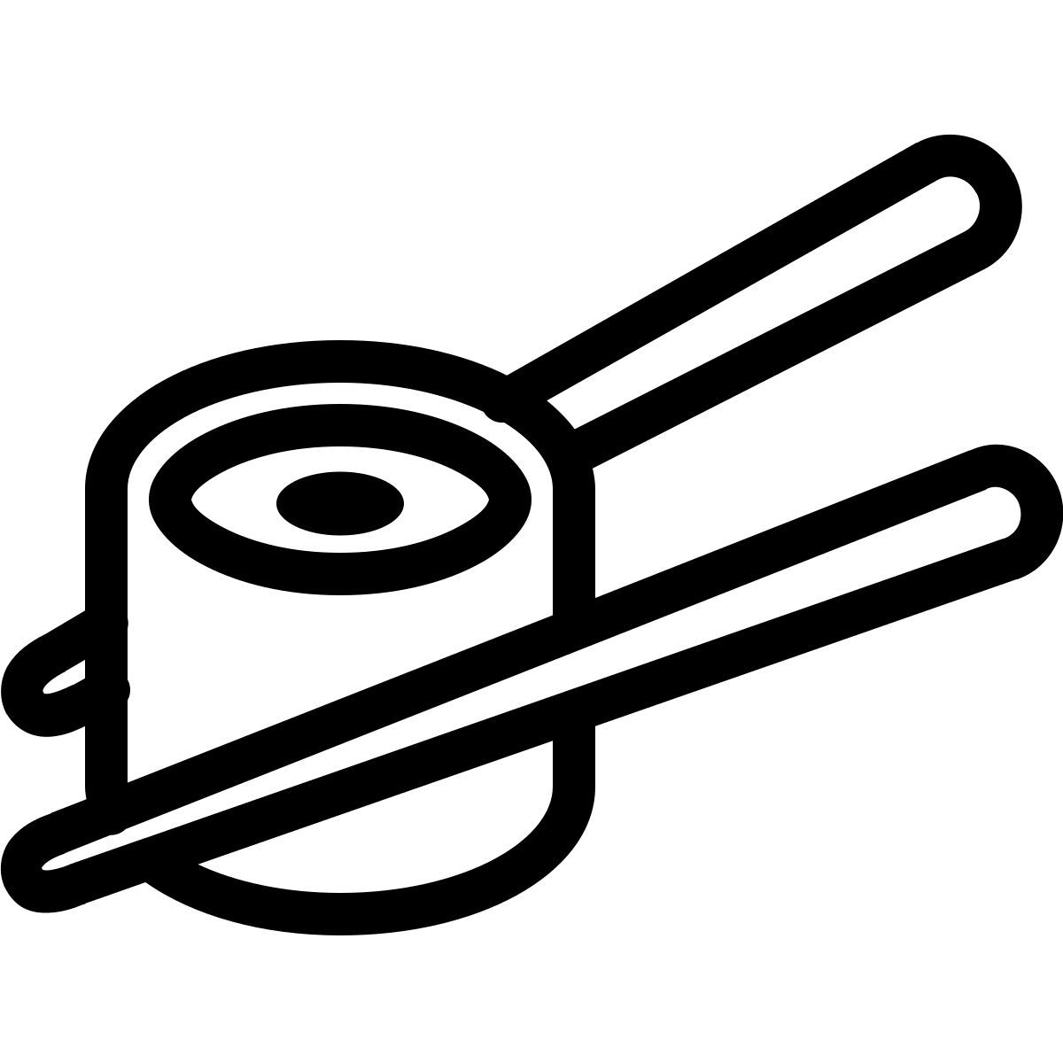 ios 17 outlined style sushi icon