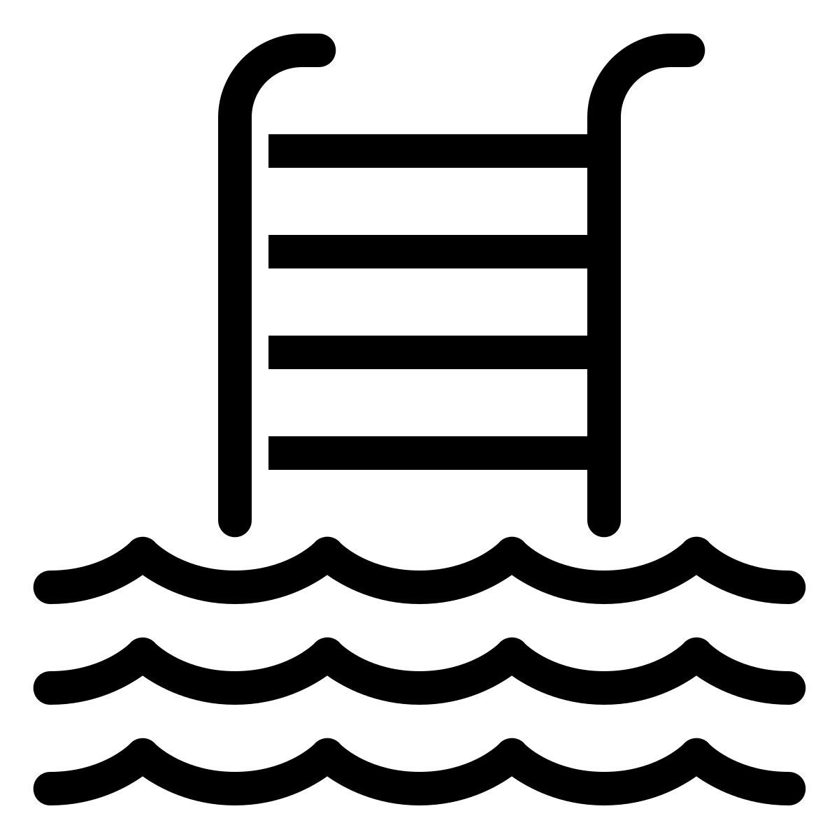 ios 17 outlined style piscina icon