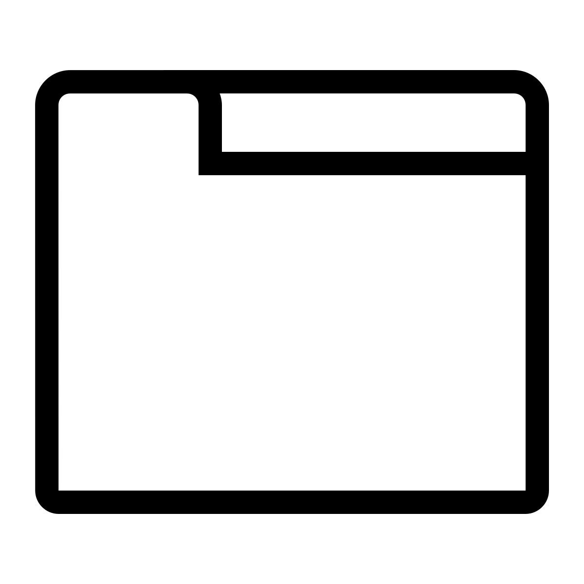 ios 17 outlined style tab icon