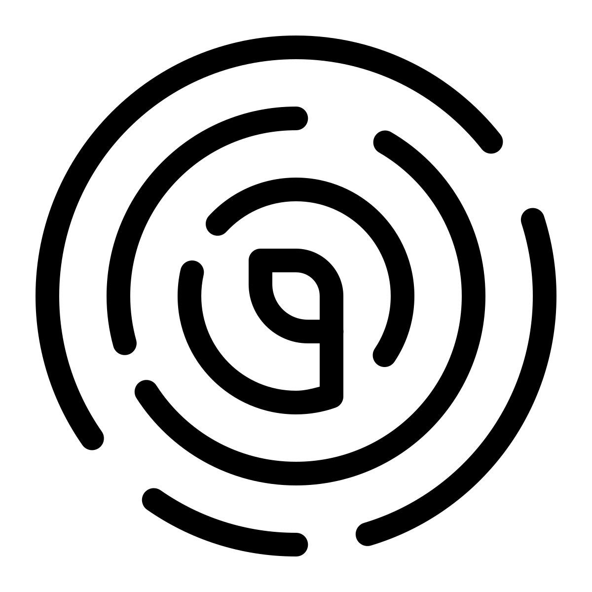 ios 17 outlined style tres icon