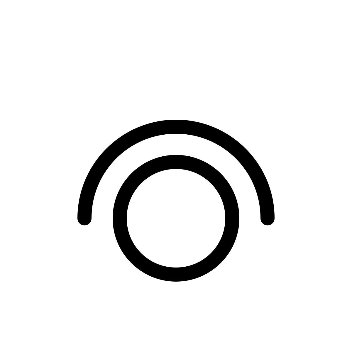 ios 17 outlined style toque icon