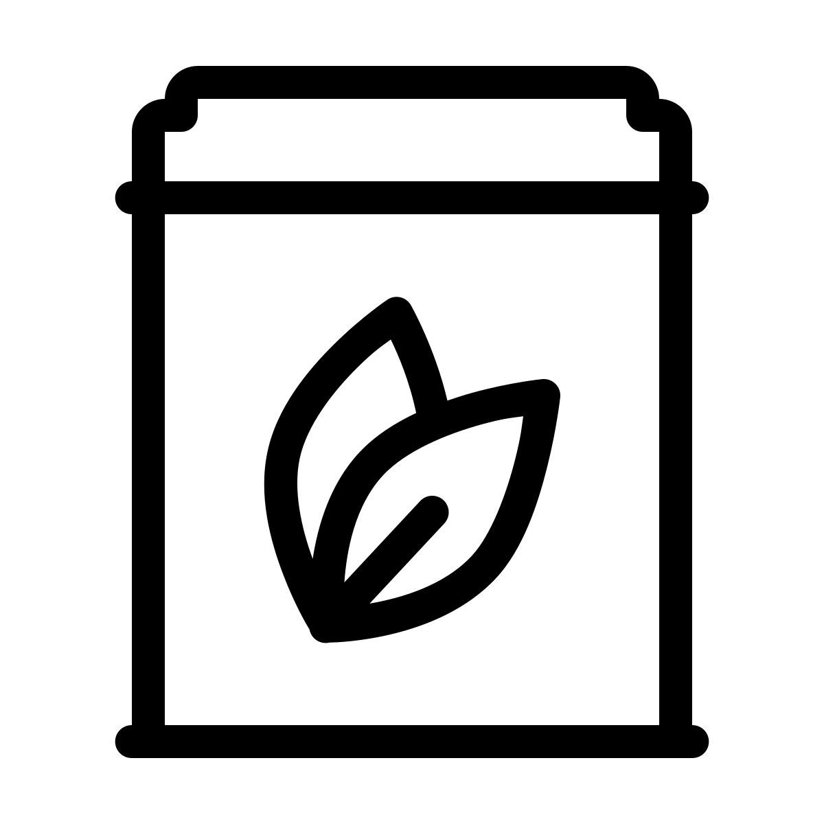 ios 17 outlined style lata de té icon