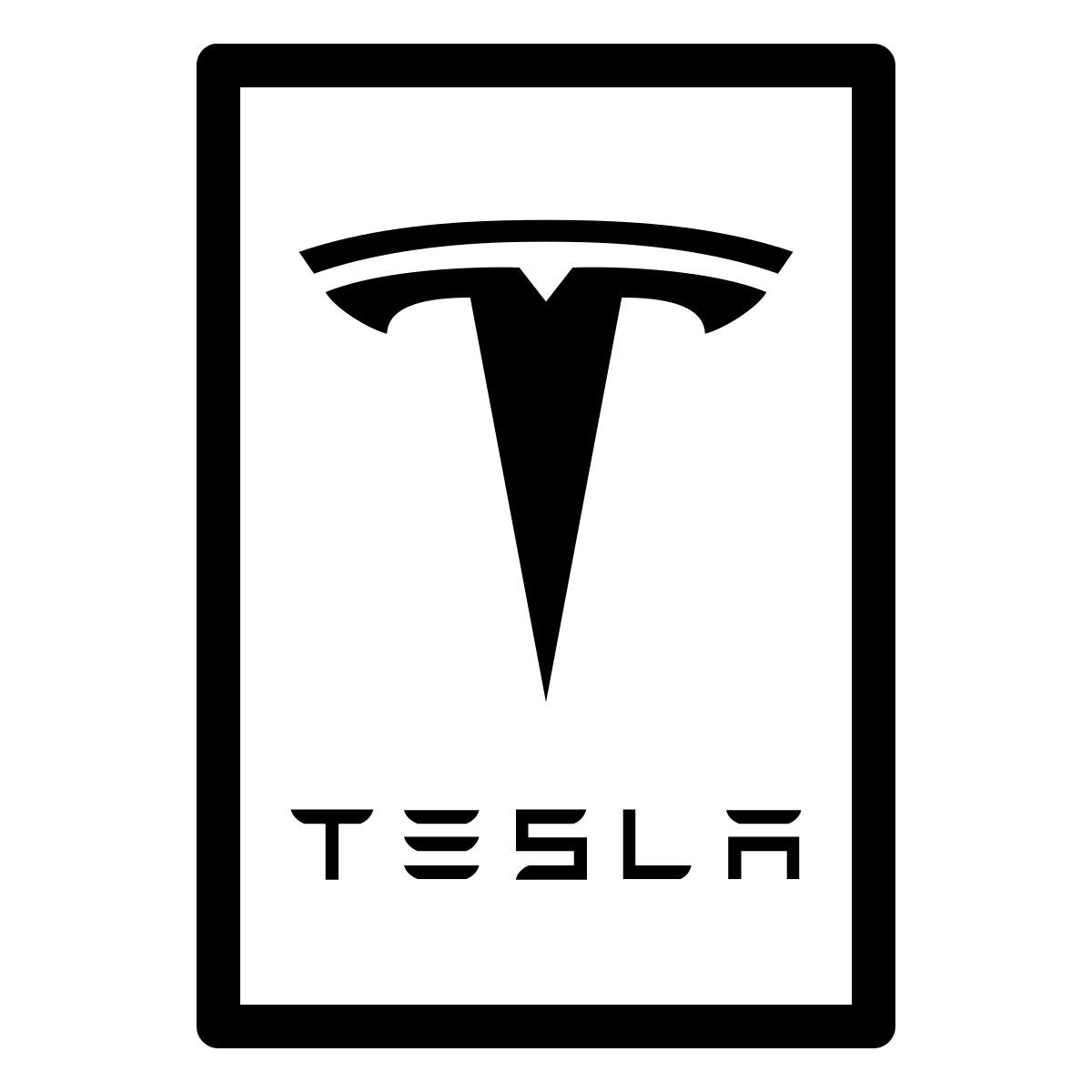 ios 17 outlined style tesla icon