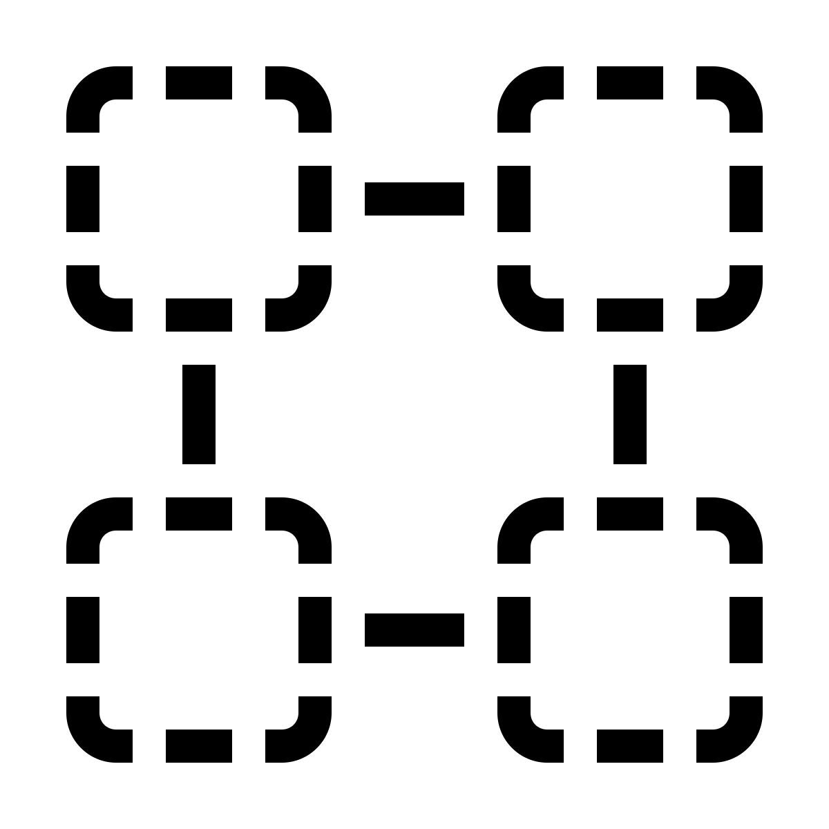 ios 17 outlined style 테스트넷 icon